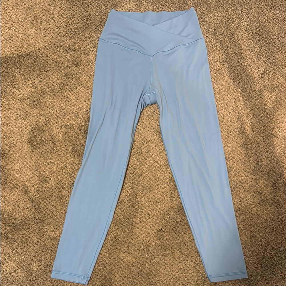 Light Blue High-Waisted Leggings